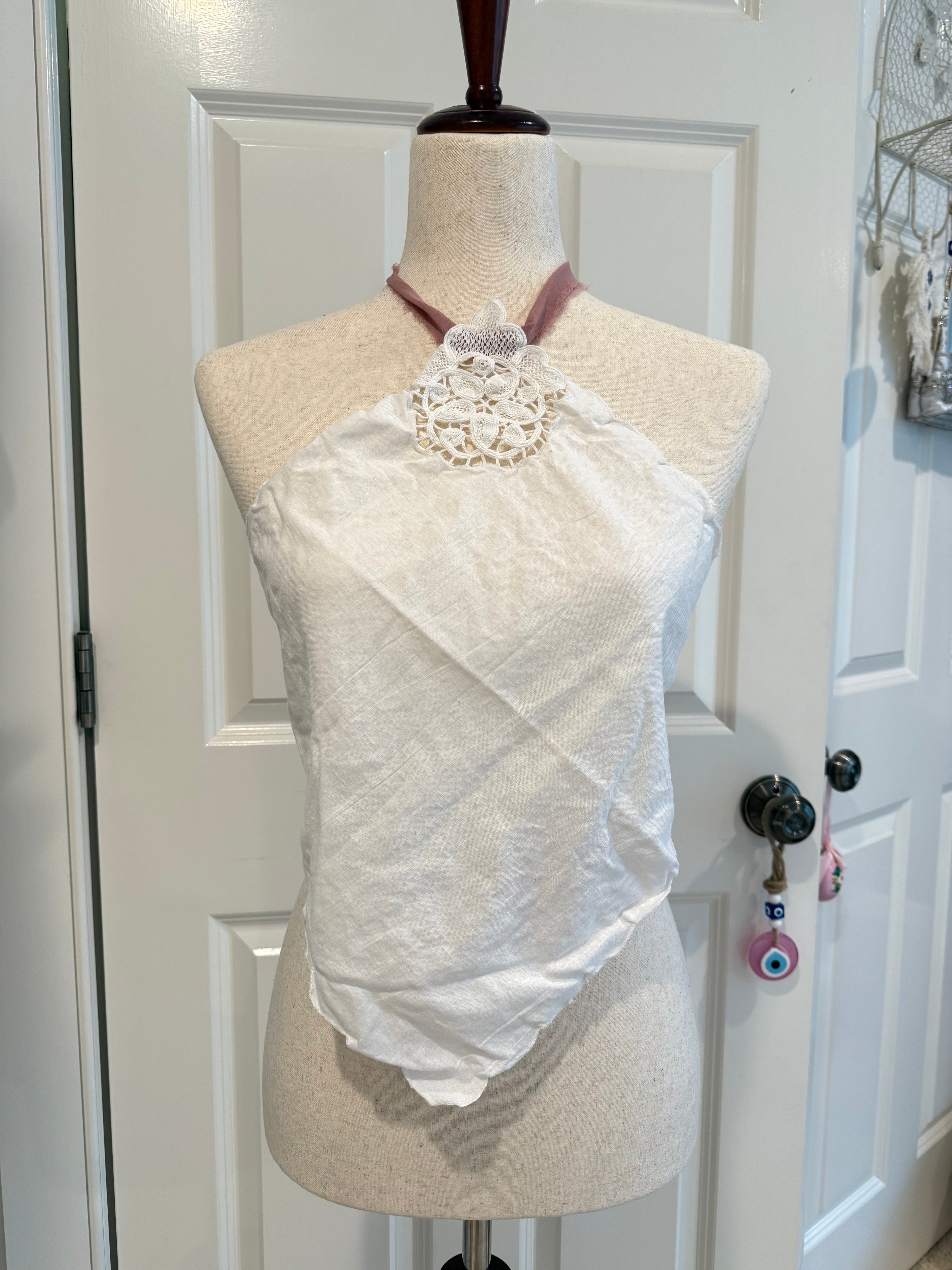 Mini Picnic Halter ~ Rose