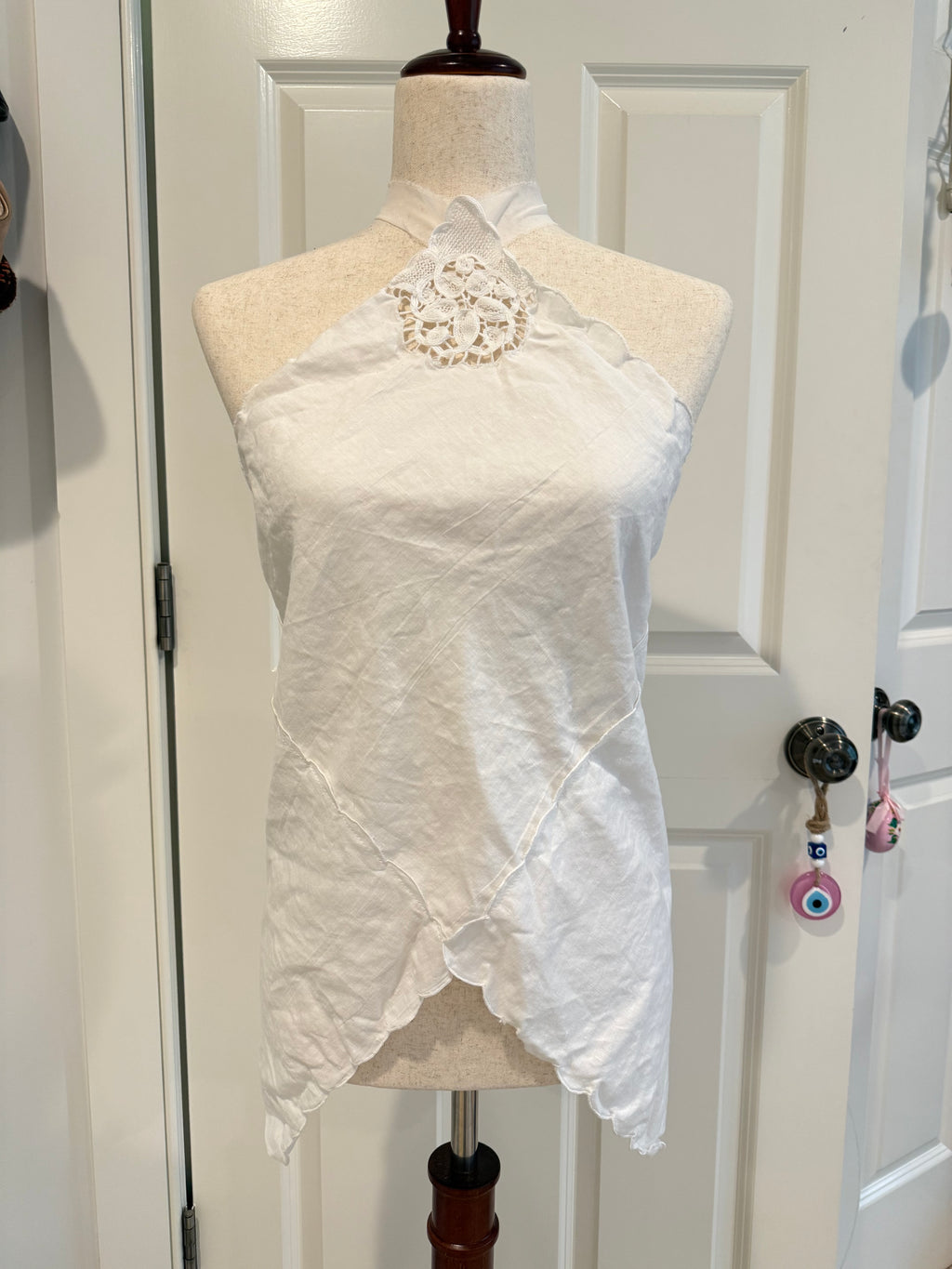 Picnic Halter ~ White