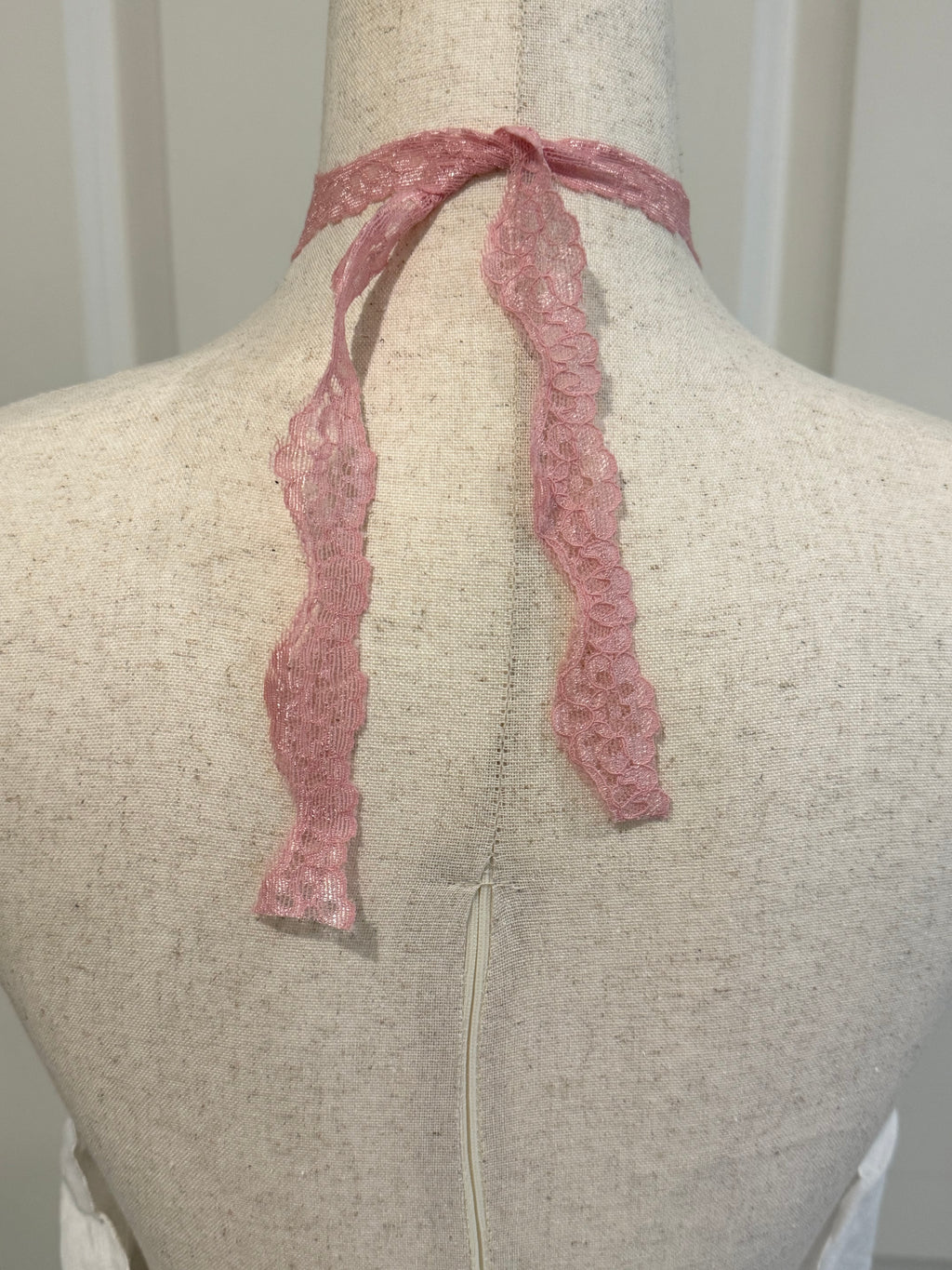 Picnic Halter ~ Blush Lace