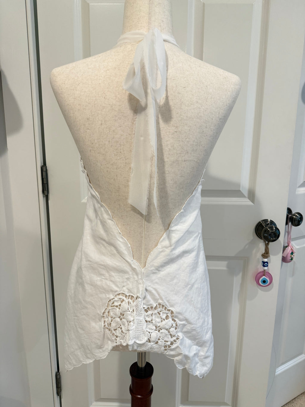 Picnic Halter ~ White